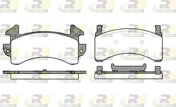 Roadhouse 2543.00 - Set placute frana,frana disc aaoparts.ro