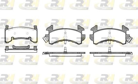 Roadhouse 2515.00 - Set placute frana,frana disc aaoparts.ro
