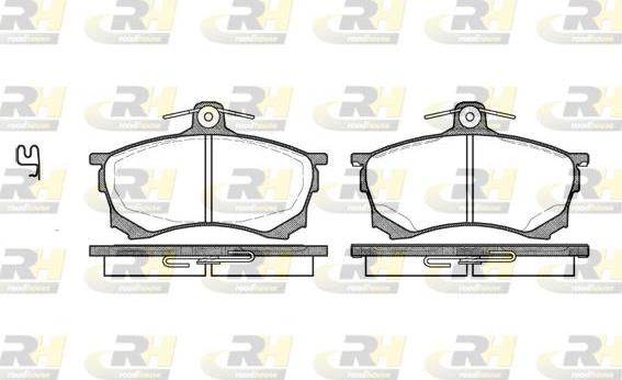 Roadhouse 2582.00 - Set placute frana,frana disc aaoparts.ro
