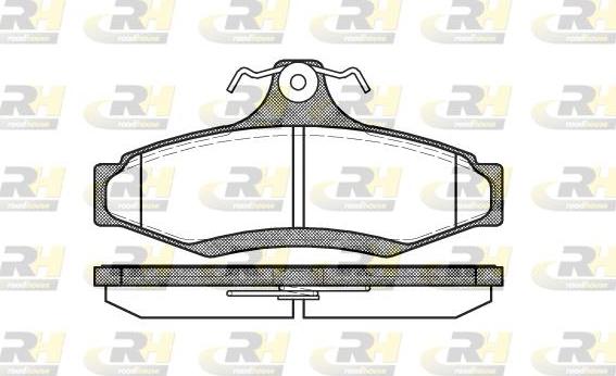 Roadhouse 2646.10 - Set placute frana,frana disc aaoparts.ro