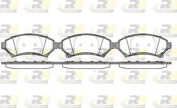 Roadhouse 2641.02 - Set placute frana,frana disc aaoparts.ro