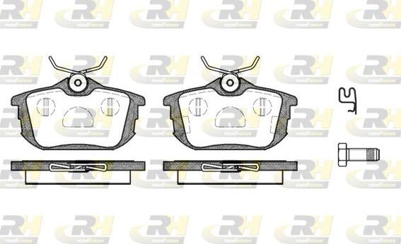Roadhouse 2605.02 - Set placute frana,frana disc aaoparts.ro