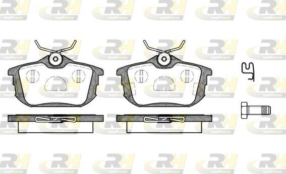 Roadhouse 2605.12 - Set placute frana,frana disc aaoparts.ro
