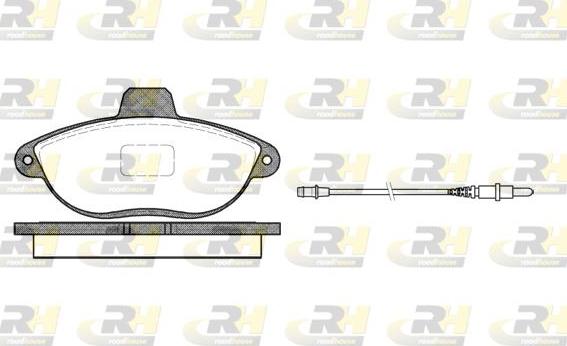 Roadhouse 2602.02 - Set placute frana,frana disc aaoparts.ro