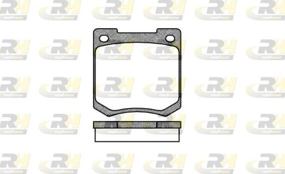 Roadhouse 2040.00 - Set placute frana,frana disc aaoparts.ro