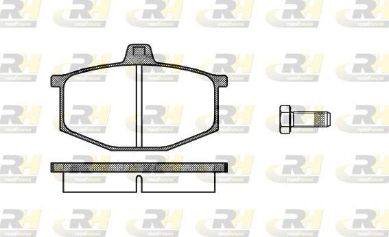 Roadhouse 2060.00 - Set placute frana,frana disc aaoparts.ro