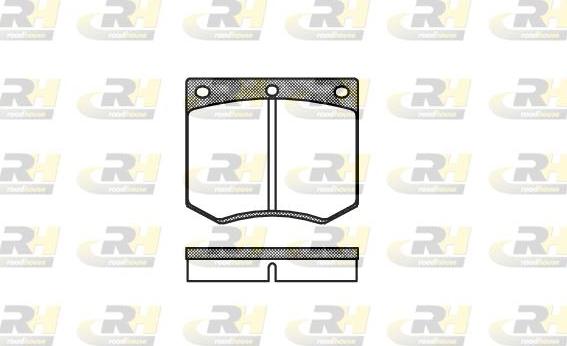 Roadhouse 2063.00 - Set placute frana,frana disc aaoparts.ro