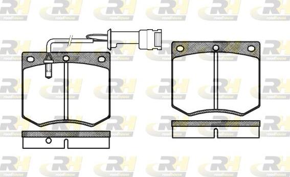 Roadhouse 2063.02 - Set placute frana,frana disc aaoparts.ro