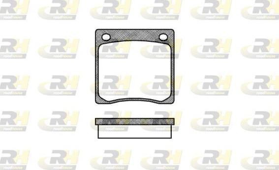 Roadhouse 2067.00 - Set placute frana,frana disc aaoparts.ro