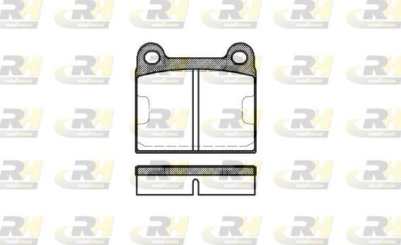 Roadhouse 2006.60 - Set placute frana,frana disc aaoparts.ro