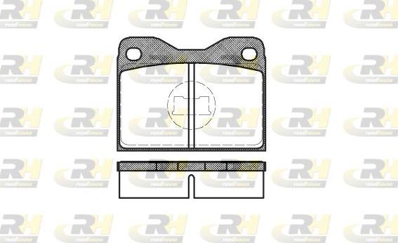 Roadhouse 2008.30 - Set placute frana,frana disc aaoparts.ro