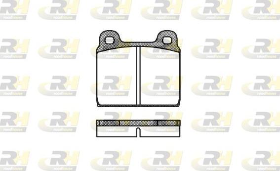 Roadhouse 2002.00 - Set placute frana,frana disc aaoparts.ro
