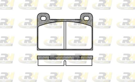 Roadhouse 2018.00 - Set placute frana,frana disc aaoparts.ro