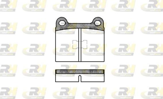 Roadhouse 2017.00 - Set placute frana,frana disc aaoparts.ro