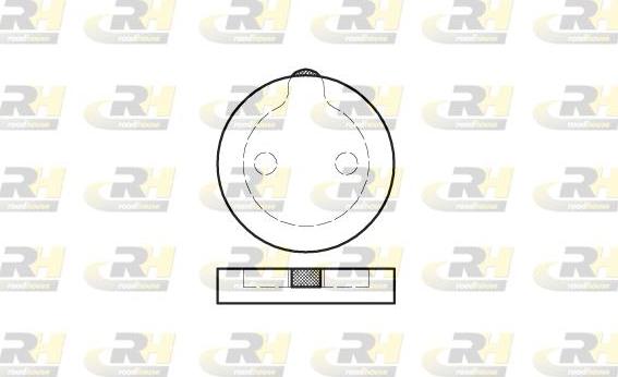 Roadhouse 2089.00 - Set placute frana,frana disc aaoparts.ro