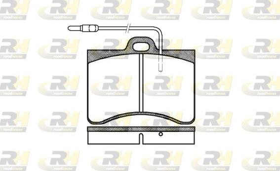 Roadhouse 2086.04 - Set placute frana,frana disc aaoparts.ro