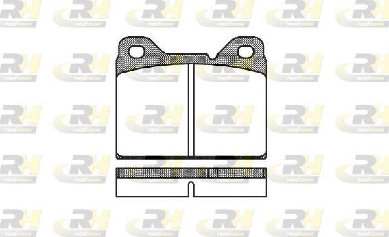 Roadhouse 2081.00 - Set placute frana,frana disc aaoparts.ro