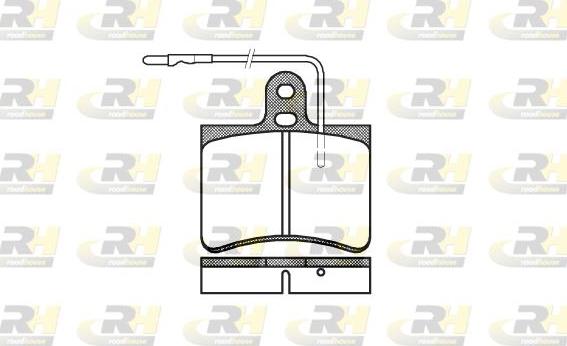 Roadhouse 2033.14 - Set placute frana,frana disc aaoparts.ro