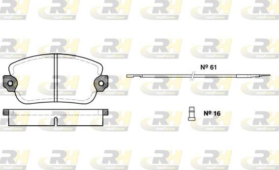 Roadhouse 2024.02 - Set placute frana,frana disc aaoparts.ro