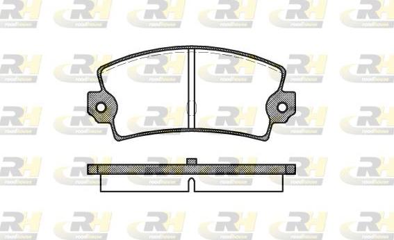 Roadhouse 2021.40 - Set placute frana,frana disc aaoparts.ro