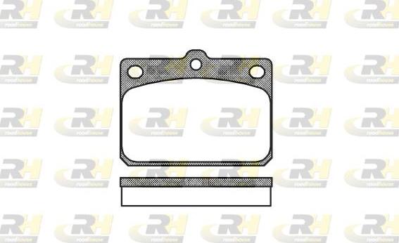 Roadhouse 2079.00 - Set placute frana,frana disc aaoparts.ro