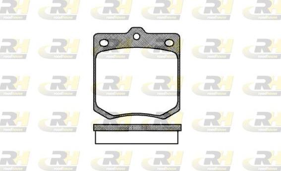 Roadhouse 2074.00 - Set placute frana,frana disc aaoparts.ro