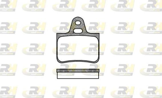 Roadhouse 2076.00 - Set placute frana,frana disc aaoparts.ro