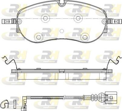 Roadhouse 21962.01 - Set placute frana,frana disc aaoparts.ro