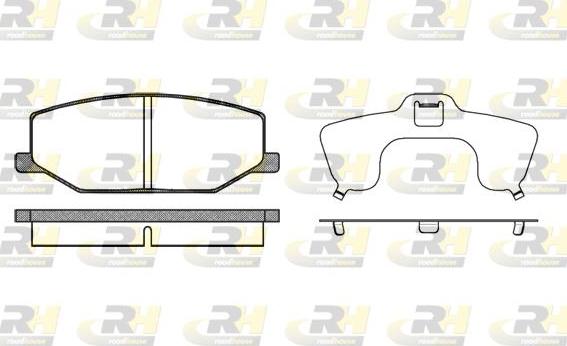 Roadhouse 2190.10 - Set placute frana,frana disc aaoparts.ro