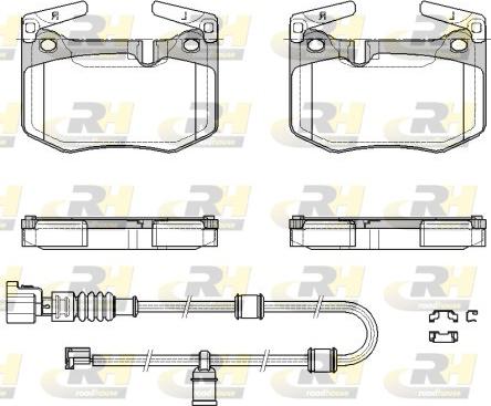 Roadhouse 21979.02 - Set placute frana,frana disc aaoparts.ro
