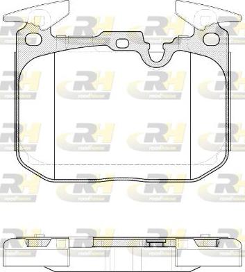 Roadhouse 21491.10 - Set placute frana,frana disc aaoparts.ro