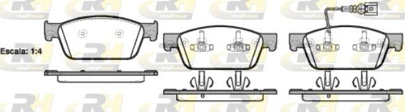 Roadhouse 21440.01 - Set placute frana,frana disc aaoparts.ro