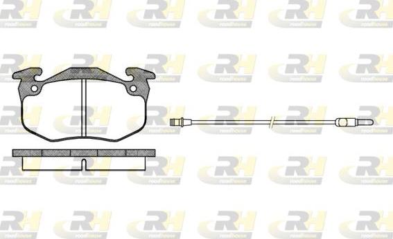 Roadhouse 2144.32 - Set placute frana,frana disc aaoparts.ro