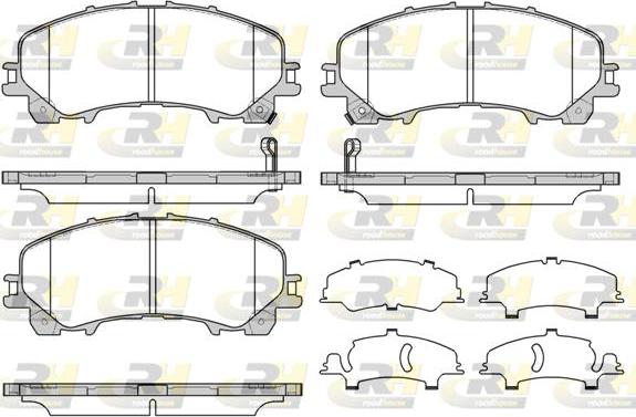 Roadhouse 21407.12 - Set placute frana,frana disc aaoparts.ro