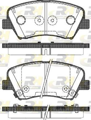 Roadhouse 21412.32 - Set placute frana,frana disc aaoparts.ro
