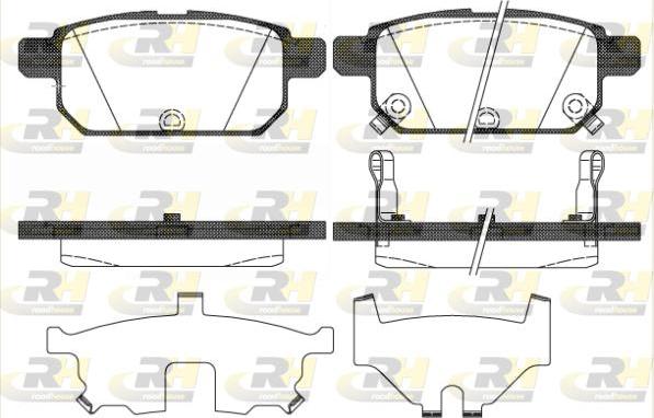Roadhouse 21471.02 - Set placute frana,frana disc aaoparts.ro