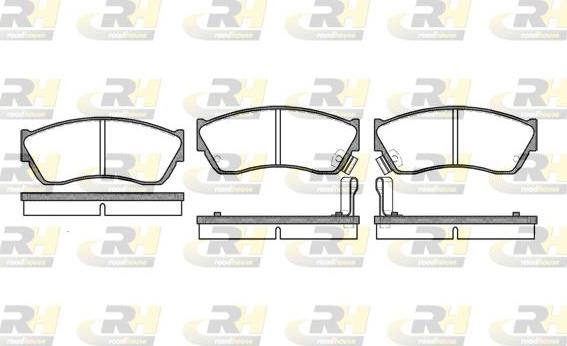Roadhouse 2147.22 - Set placute frana,frana disc aaoparts.ro