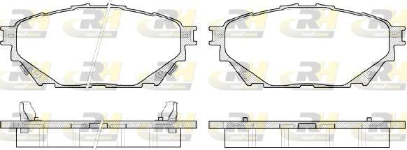 Roadhouse 21544.04 - Set placute frana,frana disc aaoparts.ro