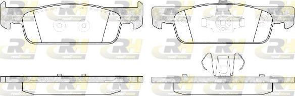 Roadhouse 21540.00 - Set placute frana,frana disc aaoparts.ro
