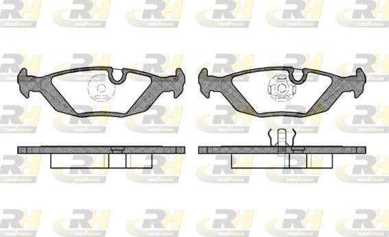 Roadhouse 2155.00 - Set placute frana,frana disc aaoparts.ro