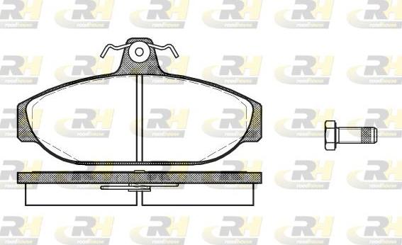 Roadhouse 2156.00 - Set placute frana,frana disc aaoparts.ro