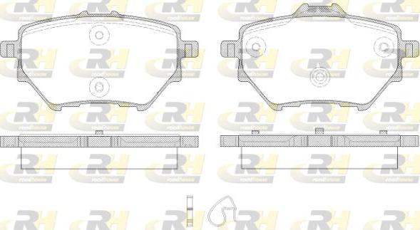 Roadhouse 21562.00 - Set placute frana,frana disc aaoparts.ro