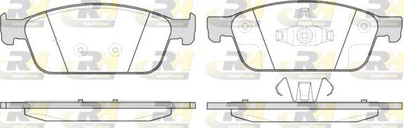 Roadhouse 21510.10 - Set placute frana,frana disc aaoparts.ro
