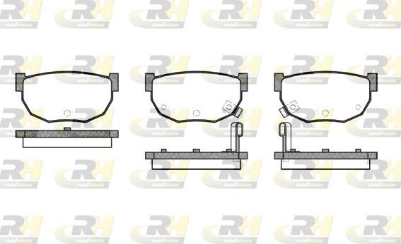 Roadhouse 2151.02 - Set placute frana,frana disc aaoparts.ro