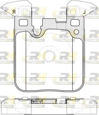 Roadhouse 21539.00 - Set placute frana,frana disc aaoparts.ro