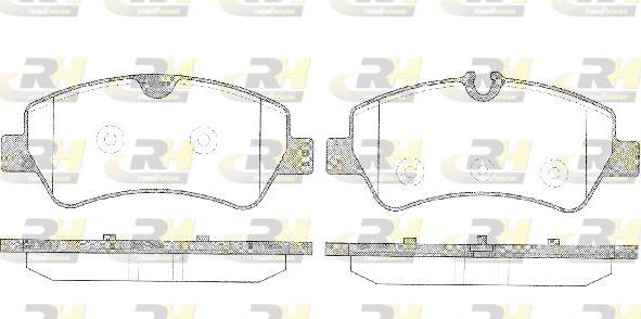 Roadhouse 21521.00 - Set placute frana,frana disc aaoparts.ro
