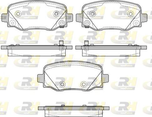 Roadhouse 21578.02 - Set placute frana,frana disc aaoparts.ro