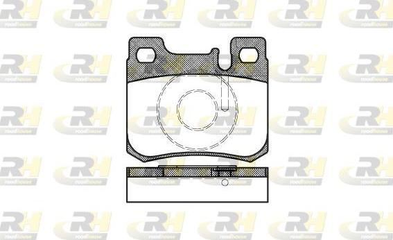 Roadhouse 2157.20 - Set placute frana,frana disc aaoparts.ro