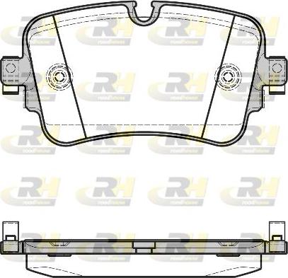 Roadhouse 21668.08 - Set placute frana,frana disc aaoparts.ro