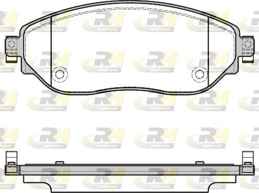 Roadhouse 21617.08 - Set placute frana,frana disc aaoparts.ro